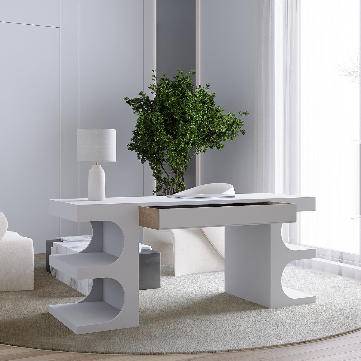 Raelynn Office Desk / 175 x 60 CM