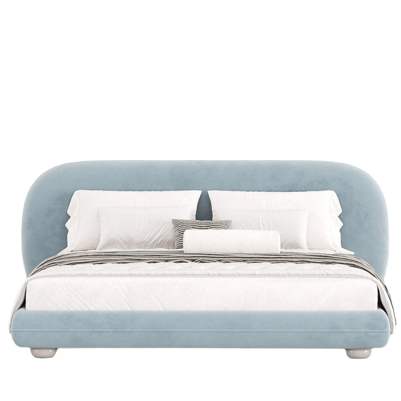 Fellow Bed / Baby Blue Suede
