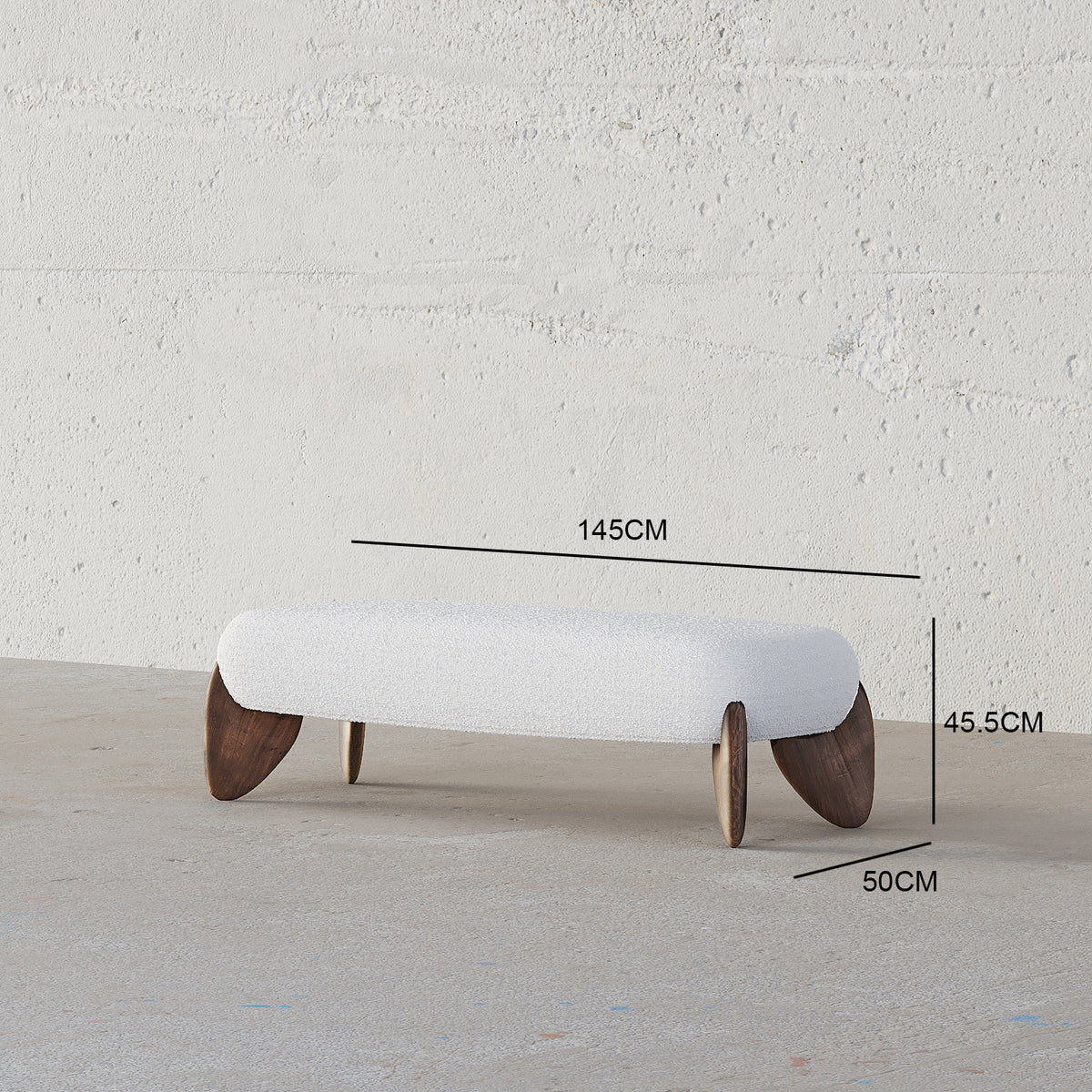 Valentina Boucle Bench