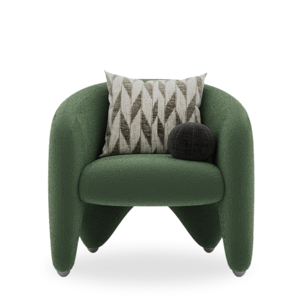 Cammron Armchair / Boucle Upholstery