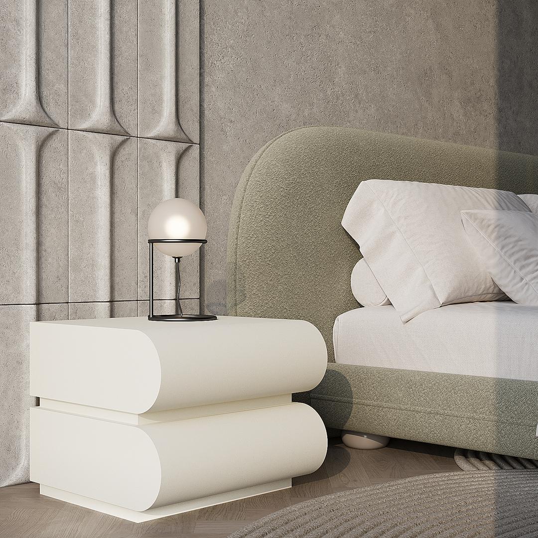 Valentina 2 Drawer Nightstand