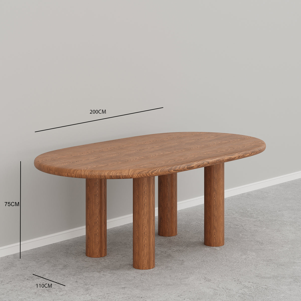 Shiro Dining Table / 200 x 110 CM