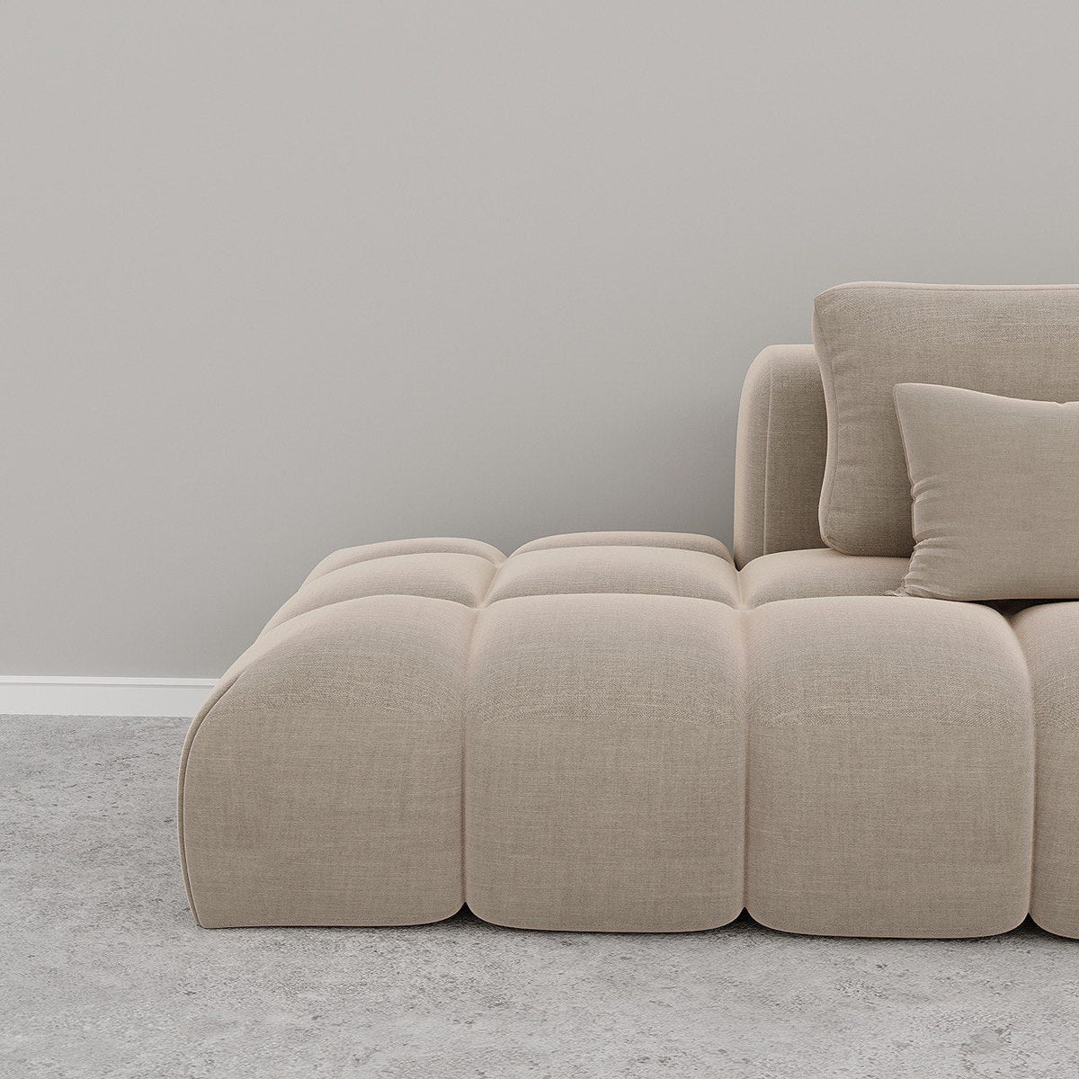 Ava Sofa L Shape / Matt Velvet - Walls Nation