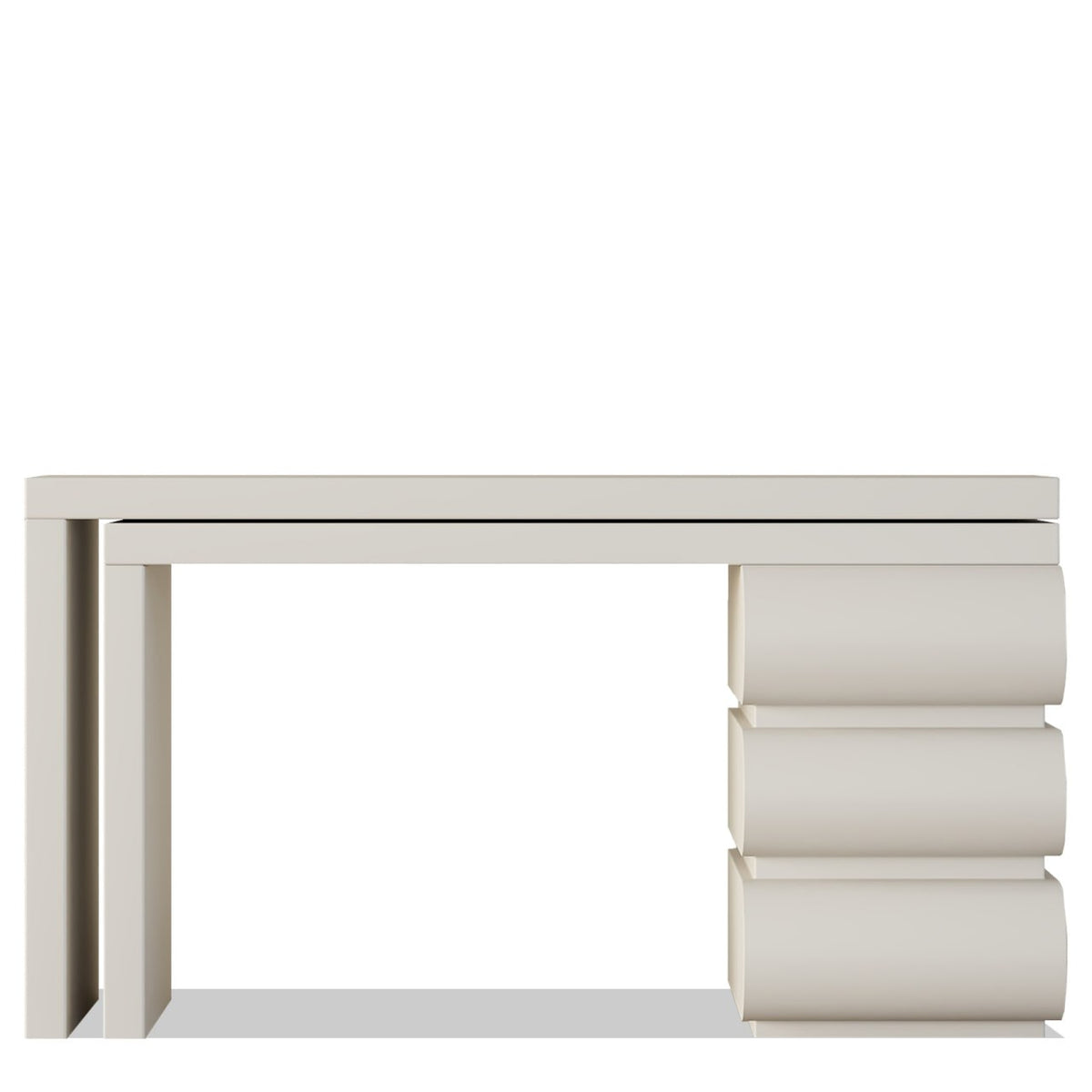 Valentina Office Desk / Matt Off-White