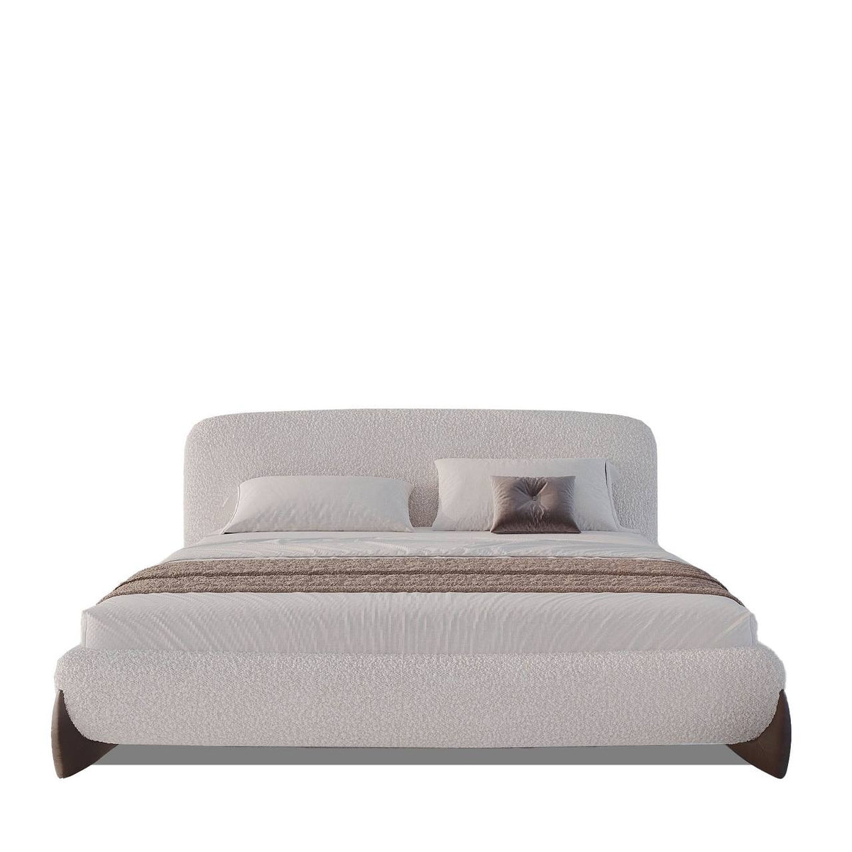 Valentina Platform Bed / Full Boucle