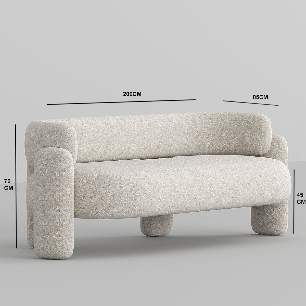 White Boucle
