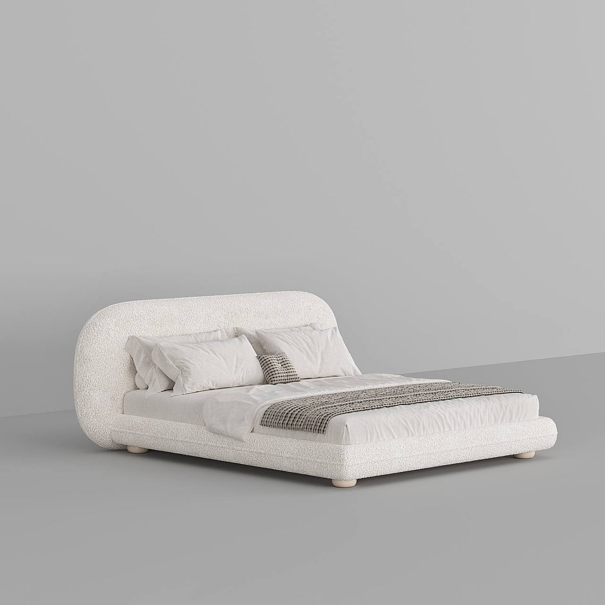 Fellow Bed / White Boucle - Walls Nation