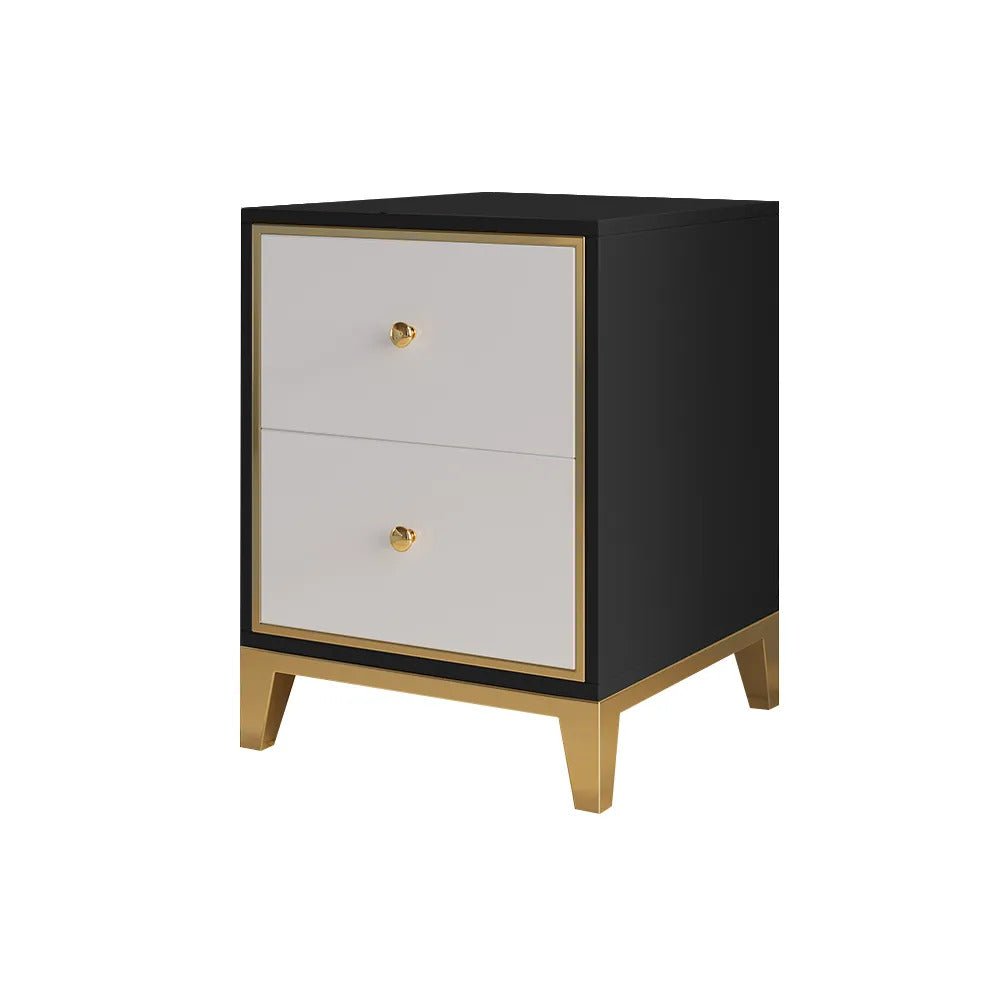 Black and gold night stands deals
