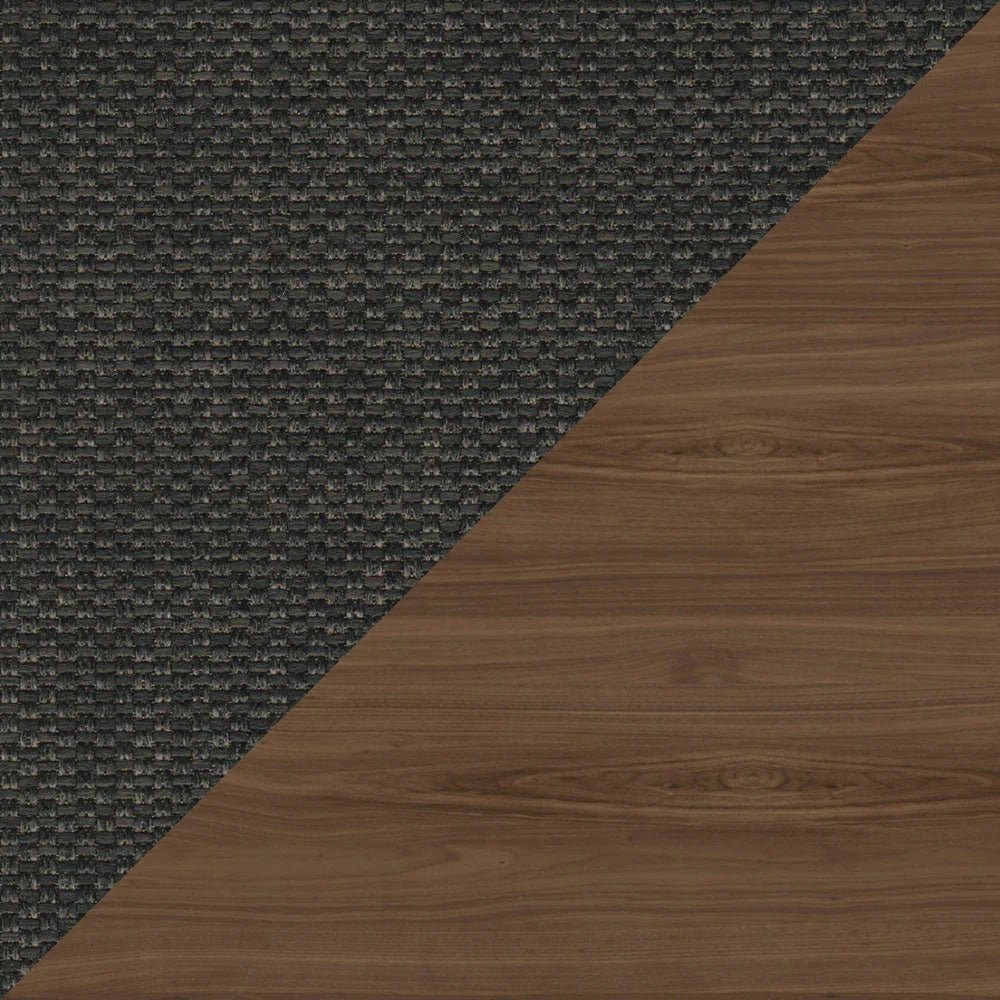 Carbon Linen / Caramel Walnut