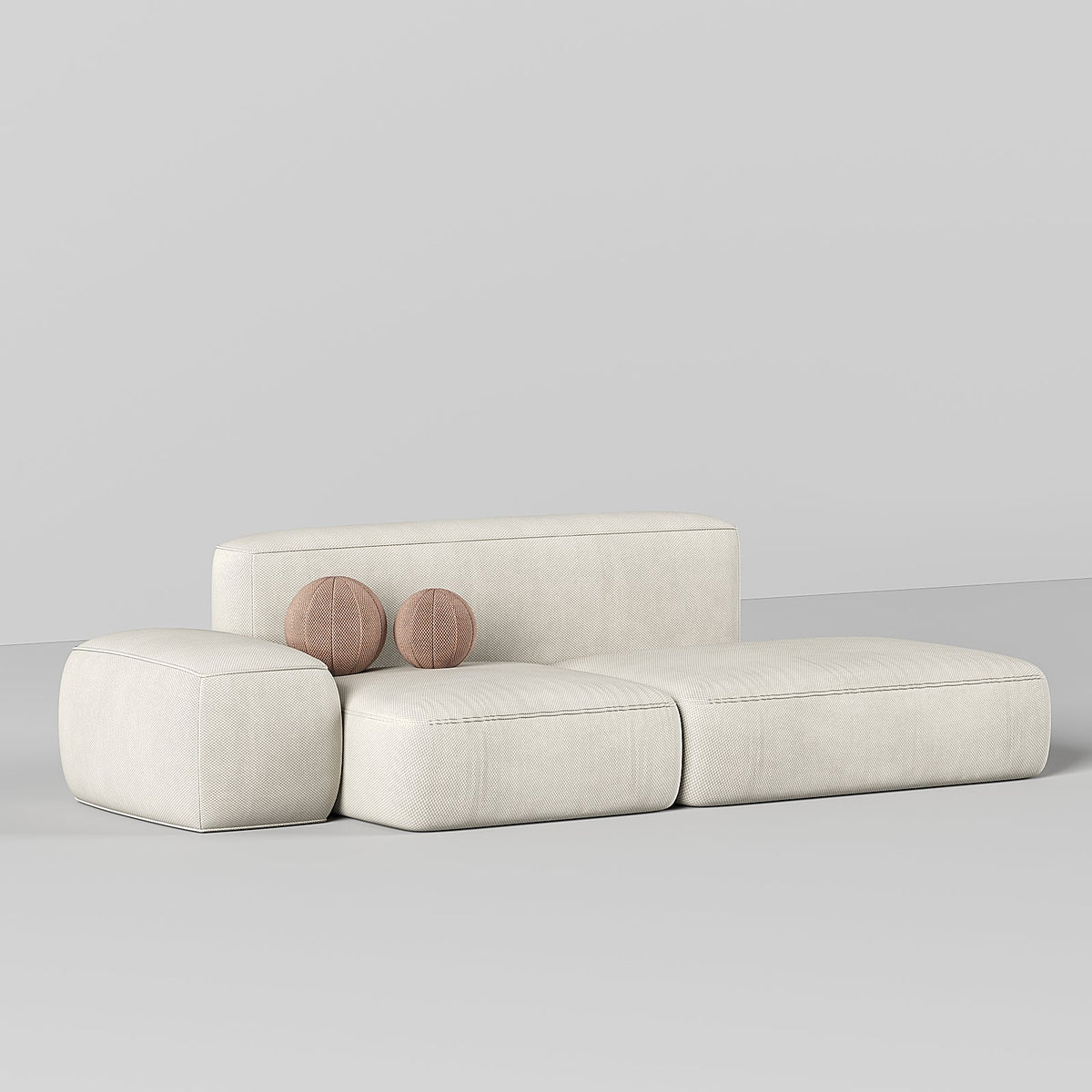 Lora Sofa 2S / Premium Faux Leather - Walls Nation