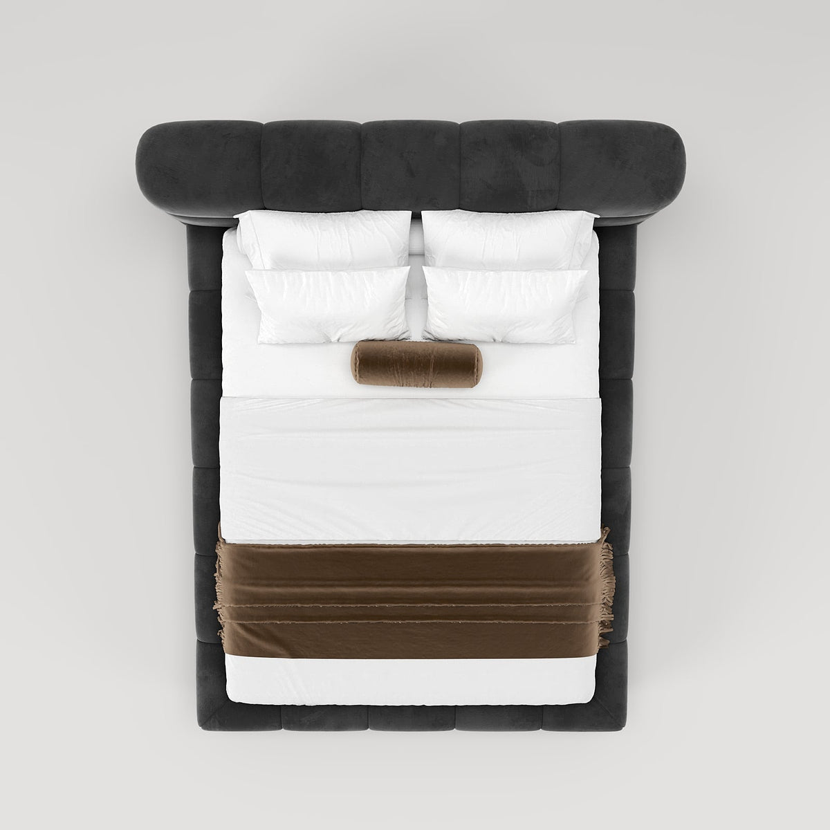 Lumi Bed / Upholstery Velvet - Walls Nation