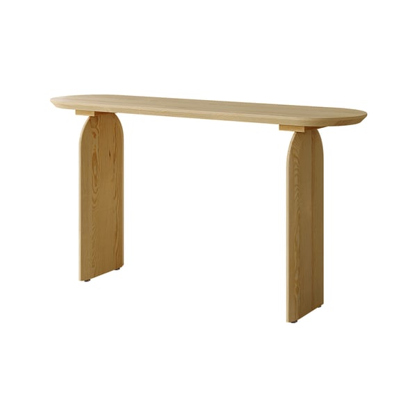 Siena Console Table / Solid Beech - Walls Nation