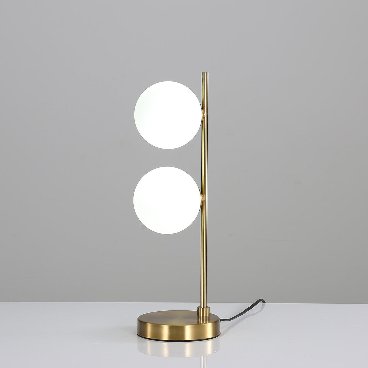 Table Lamp Doris / Glass & Metal - Walls Nation