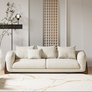 Valentina Sofa 2S / Beige Boucle - Walls Nation