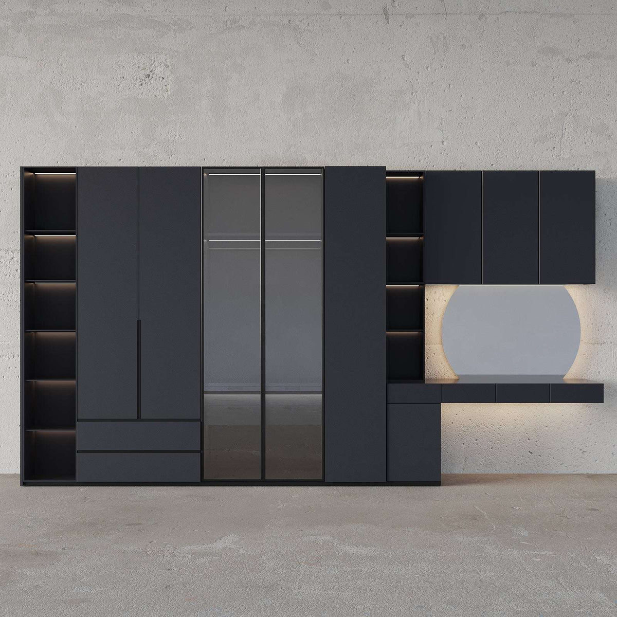 Onyx Closet (Black Matte)