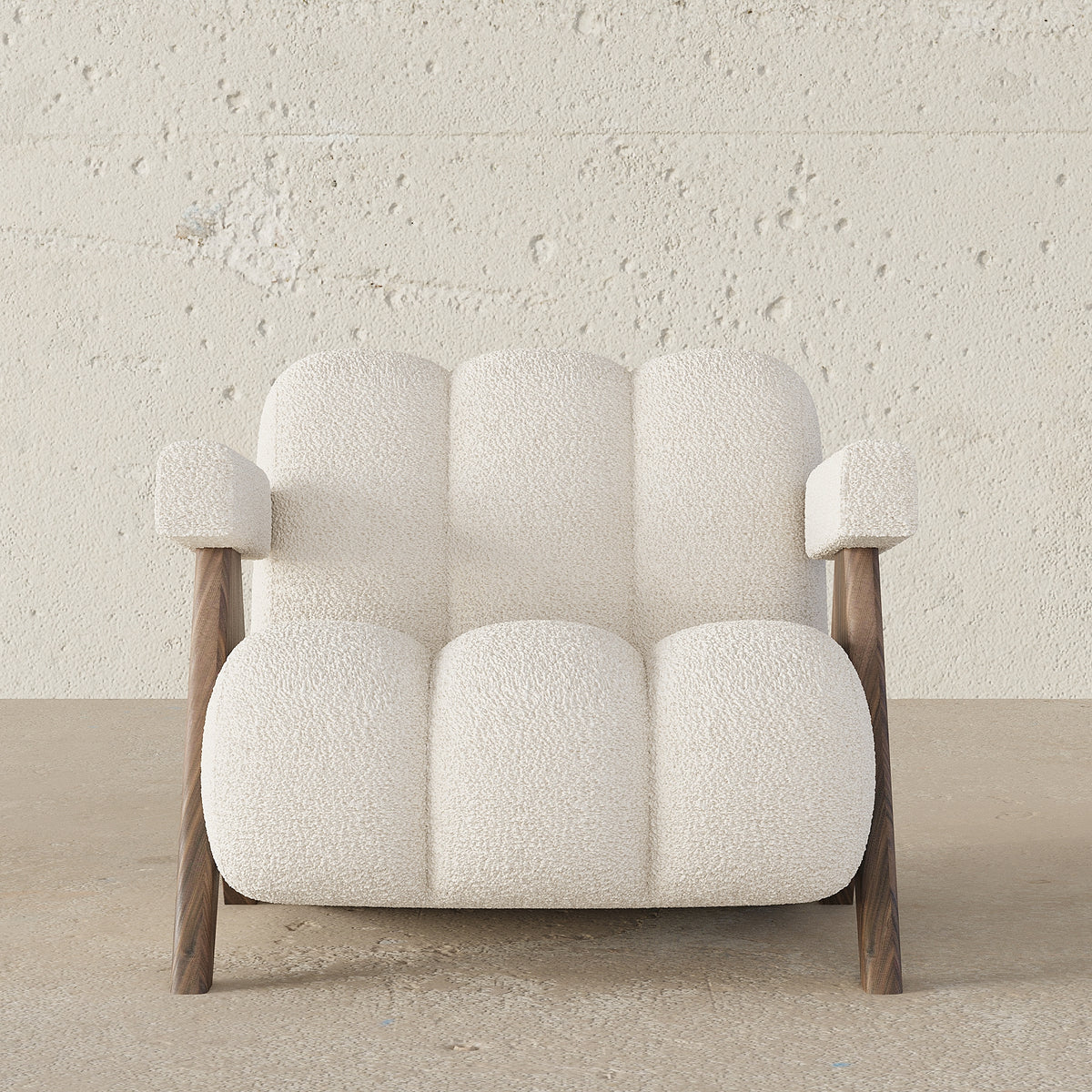 Sage Armchair / Boucle Upholstery
