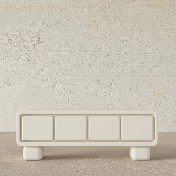 Avalon TV Unit (Off-White) – premium TV Unit by Walls Nation UAE & Saudi Arabia