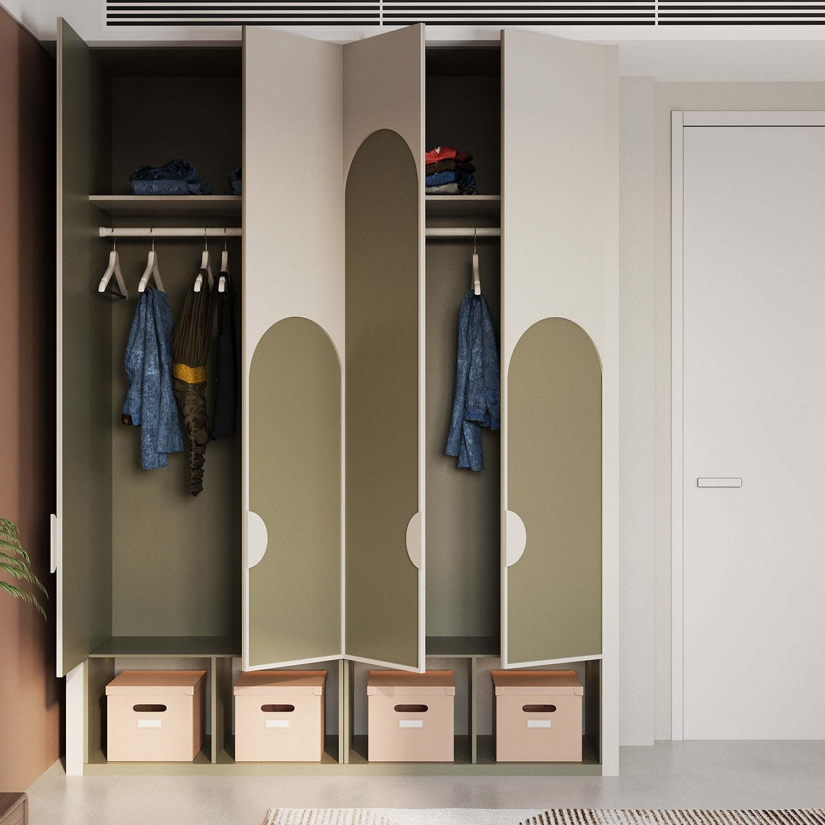 Orbit Closet (Off-White & Grey)
