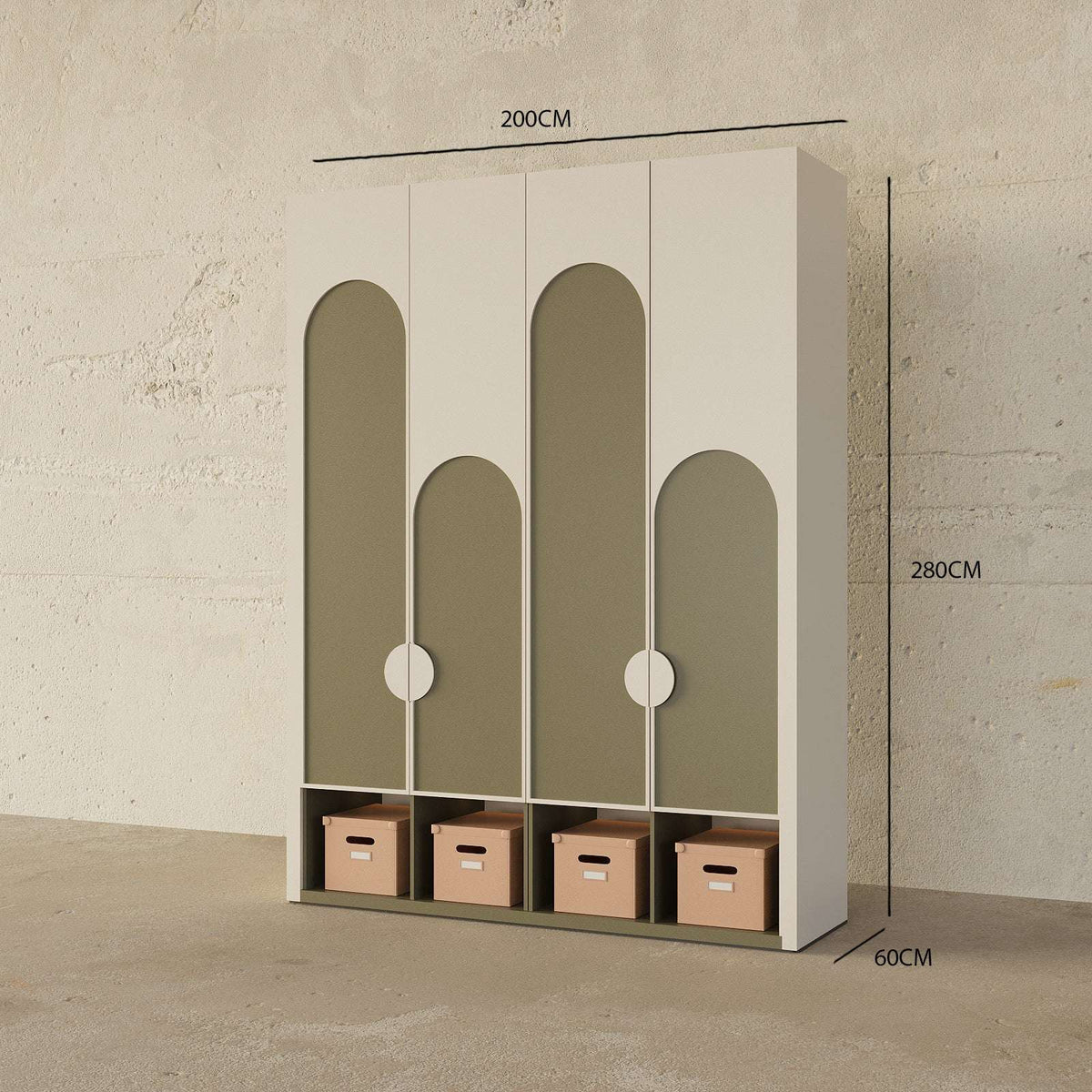 Orbit Closet (Off-White & Grey)