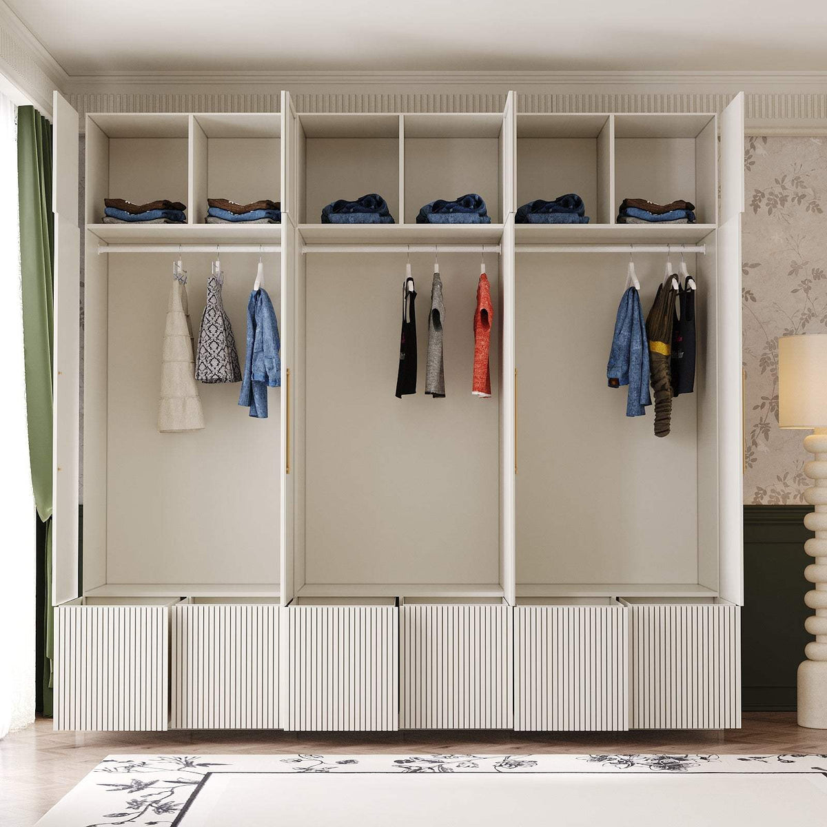 Meridian Closet (Off-White)