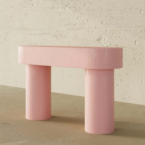 Jinx Make-Up Vanity / Console (Baby Pink) – premium Makeup Vanity by Walls Nation UAE & Saudi Arabia