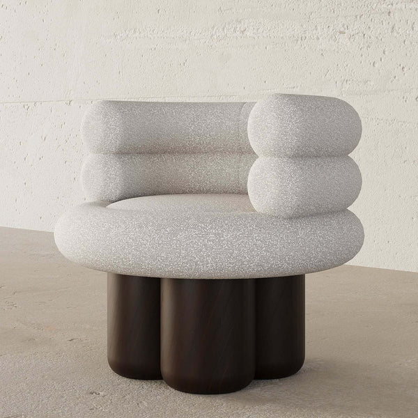 Irson Chair / Boucle Upholstery – premium Chairs by Walls Nation UAE & Saudi Arabia