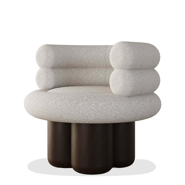 Irson Chair / Boucle Upholstery – premium Chairs by Walls Nation UAE & Saudi Arabia