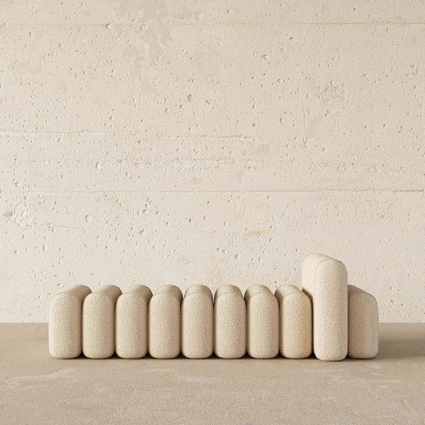 Pillars Lounge Bench 2S. – premium Benches by Walls Nation UAE & Saudi Arabia
