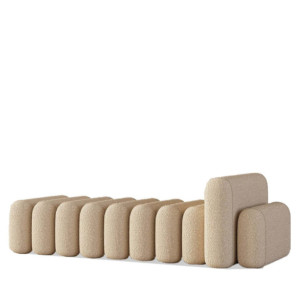 Pillars Lounge Bench 2S. – premium Benches by Walls Nation UAE & Saudi Arabia