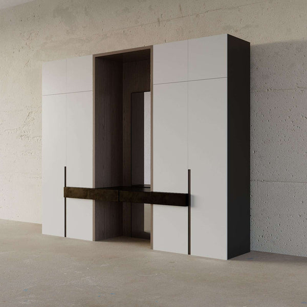 Lumina Closet (Off-White & Walnut)