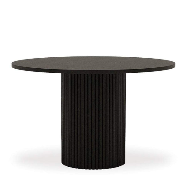 Fabian Round Dining Table / Black – premium Dining Table by Walls Nation UAE & Saudi Arabia
