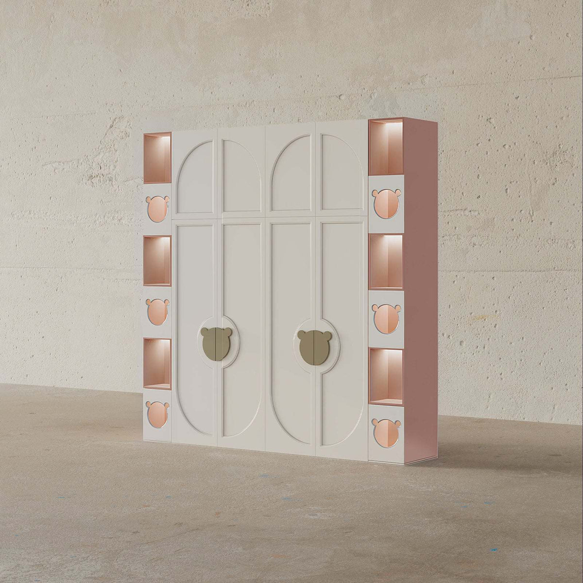 Wonderland Closet (Off-White & Baby Pink)