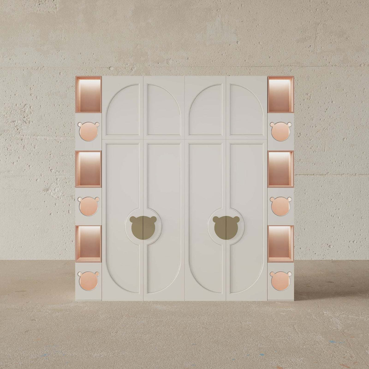 Wonderland Closet (Off-White & Baby Pink)