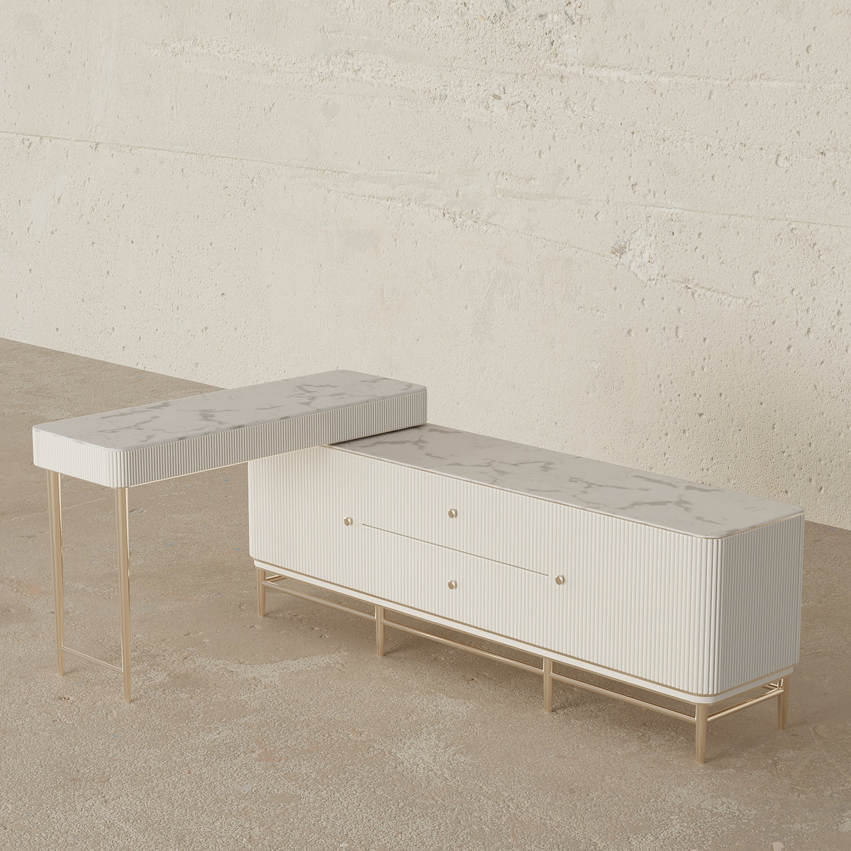 Myles Makeup Vanity / 300 x 40 CM