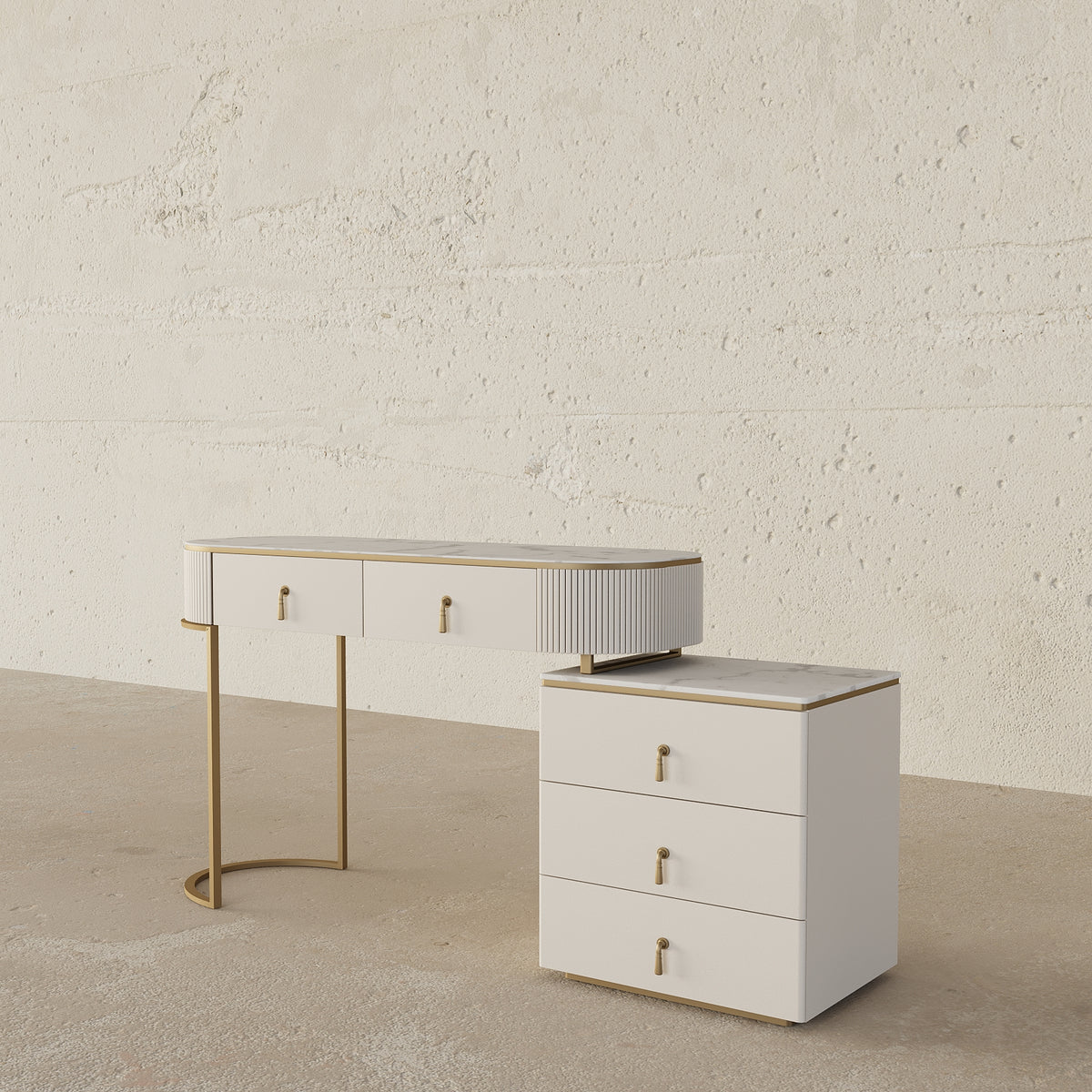 Pearl Makeup Vanity / 140 x 40 CM