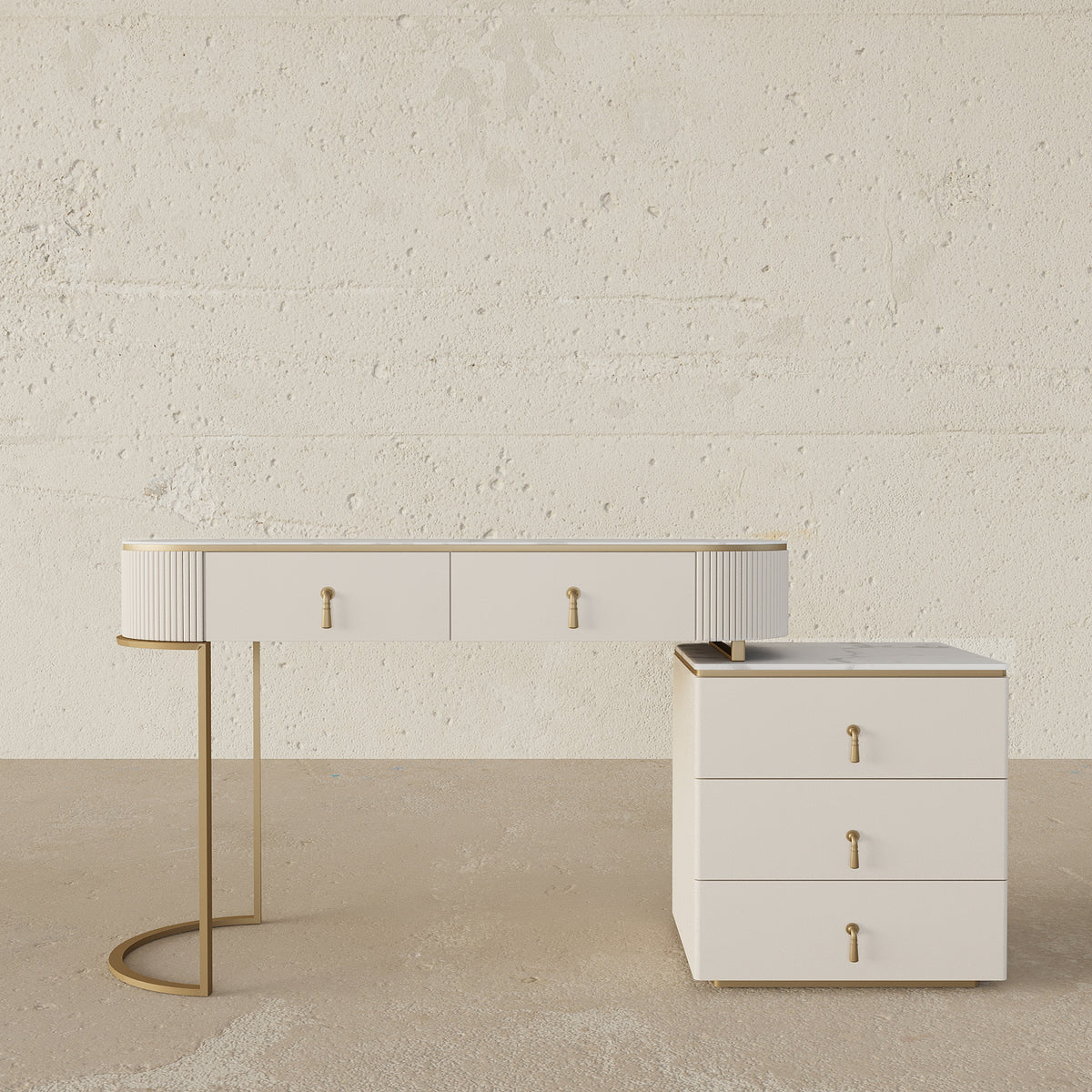 Pearl Makeup Vanity / 140 x 40 CM