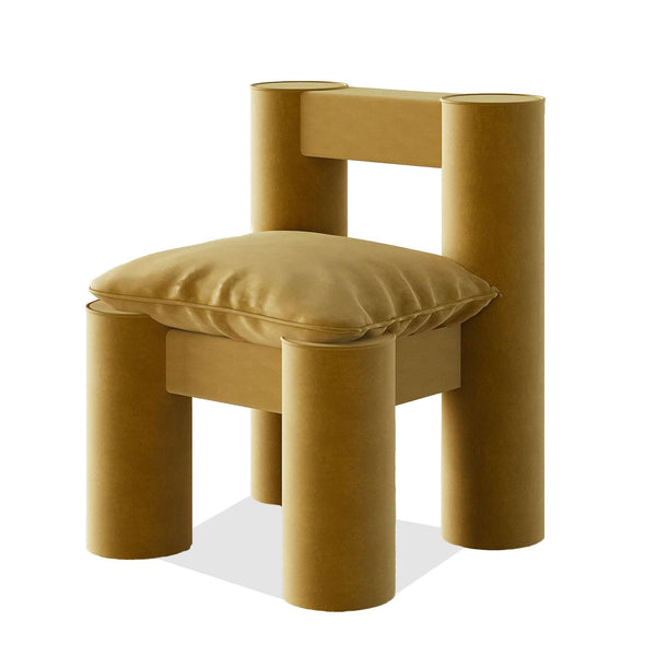 Icon Chair (Mustard) – premium Accent Chair by Walls Nation UAE & Saudi Arabia