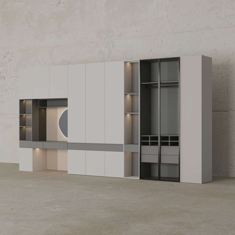 Estella Closet (Off-White & Grey)