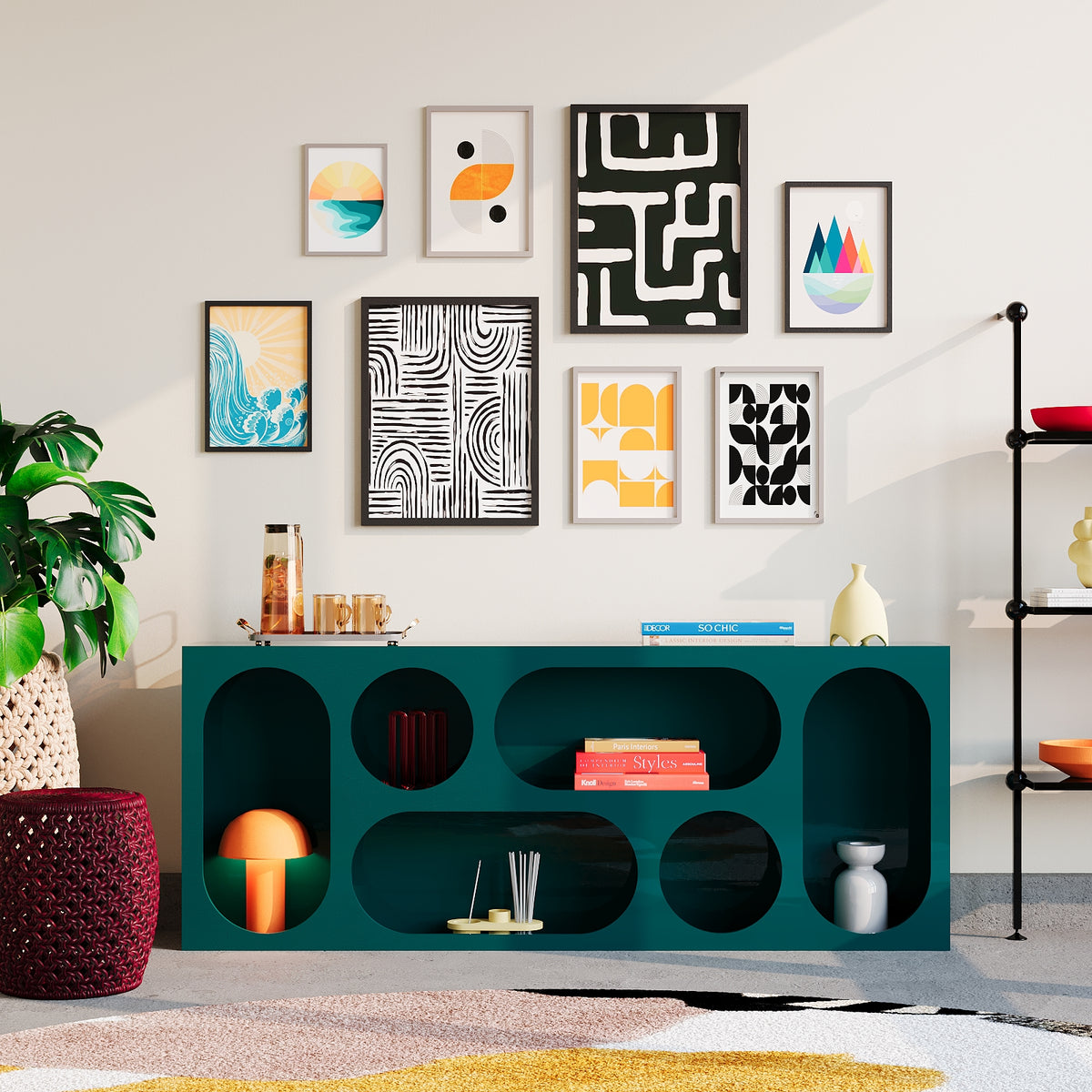 Cloudera Cabinet Display V2 (Teal)