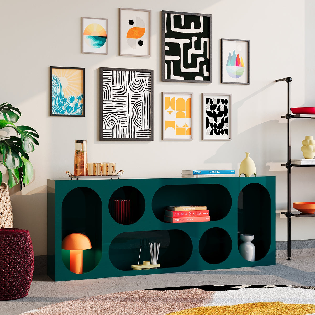 Cloudera Cabinet Display V2 (Teal)