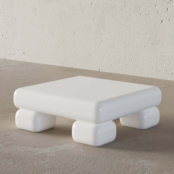Puffy Coffee Table (White) – premium Coffee Tables by Walls Nation UAE & Saudi Arabia