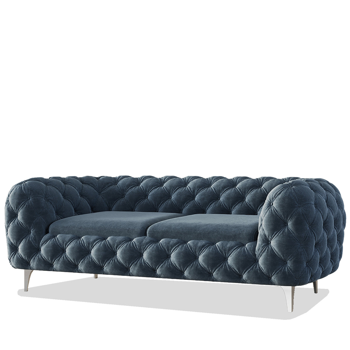 Koffler Chesterfield Sofa / 180 x 100 CM 2S. Velvet Upholstery