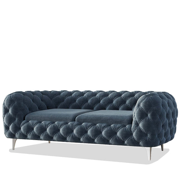 Koffler Chesterfield Sofa / 190 x 95 CM 2S. Velvet Upholstery – premium Sofas by Walls Nation UAE & Saudi Arabia