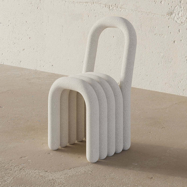 Leah Lounge Chair  / Boucle – premium Accent Chair by Walls Nation UAE & Saudi Arabia