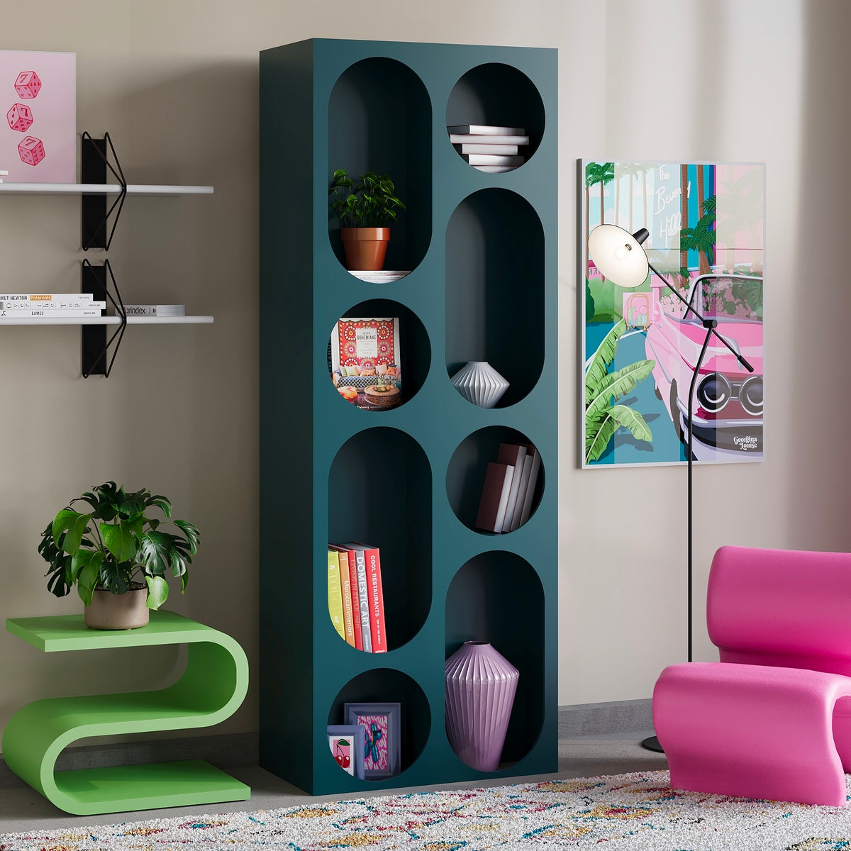 Cloudera Shelving Unit V1 (Teal)