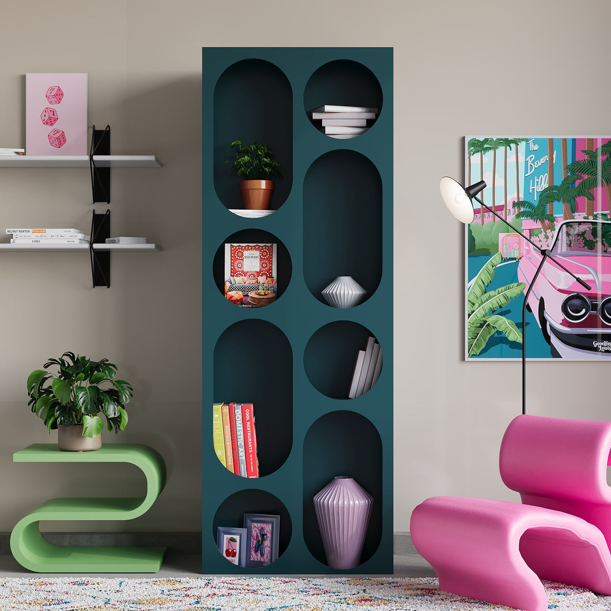 Cloudera Shelving Unit V1 (Teal)
