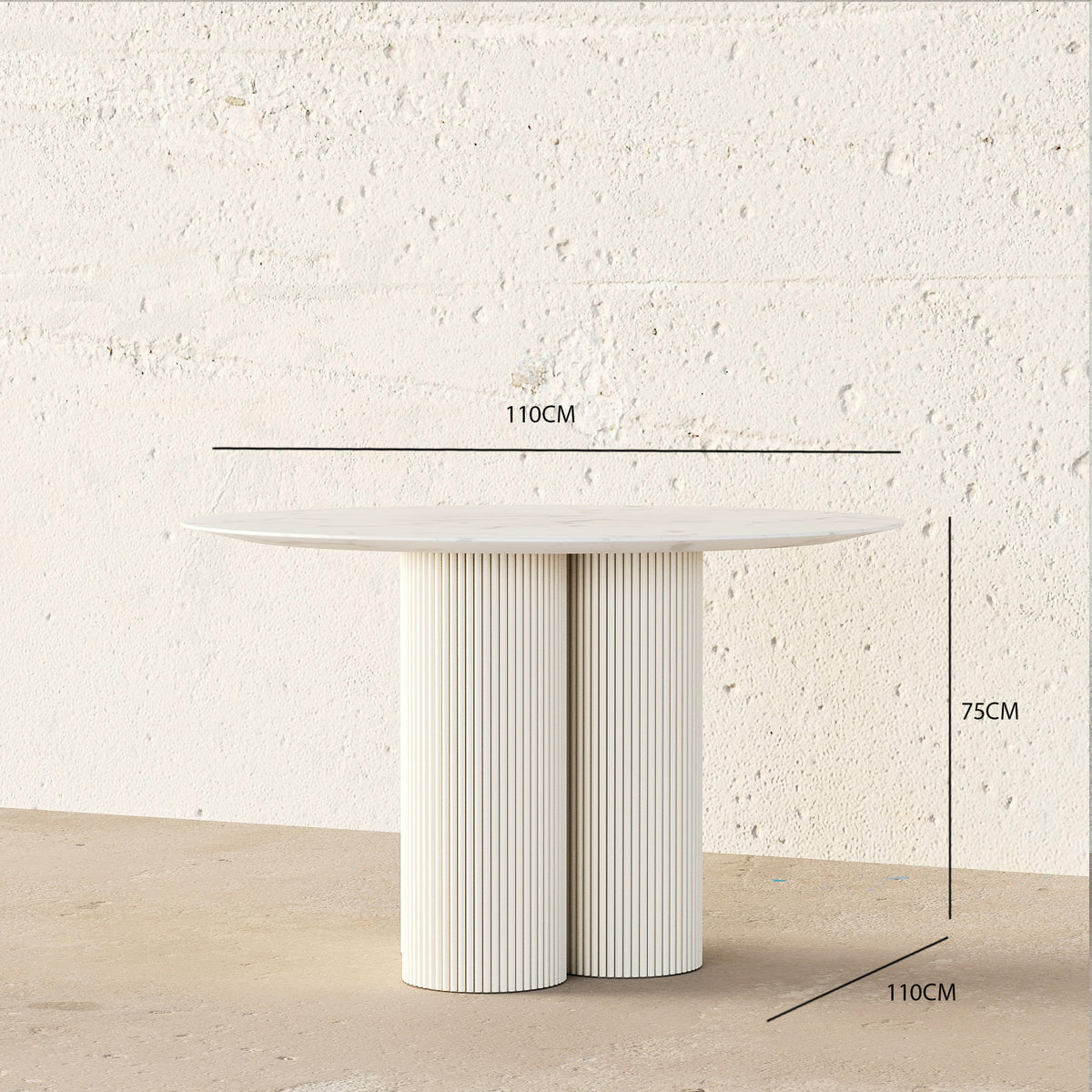 Levy Dinning Table / 100 x 75 CM