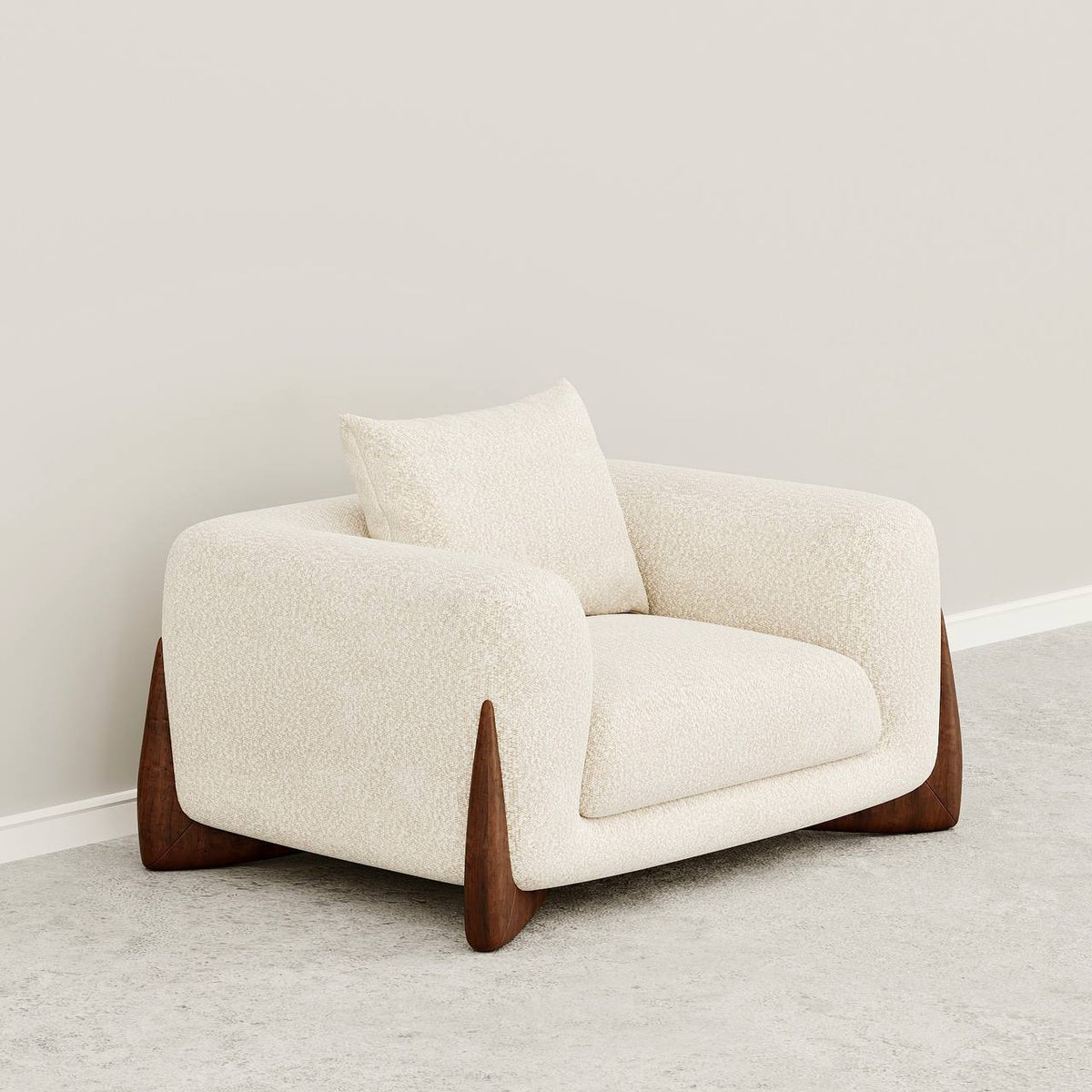 Valentina Armchair / Beige Boucle