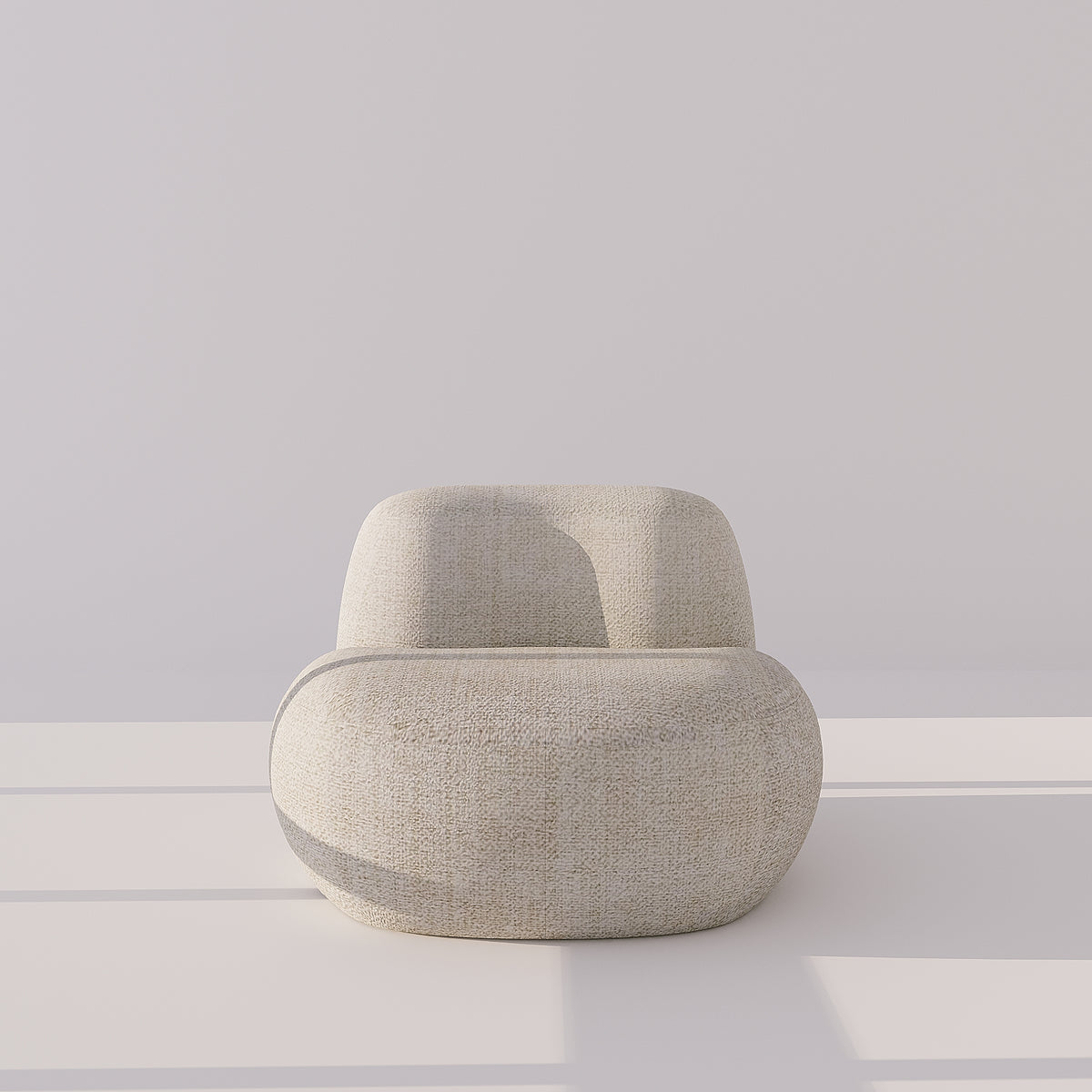 Beige Cotton-Blend