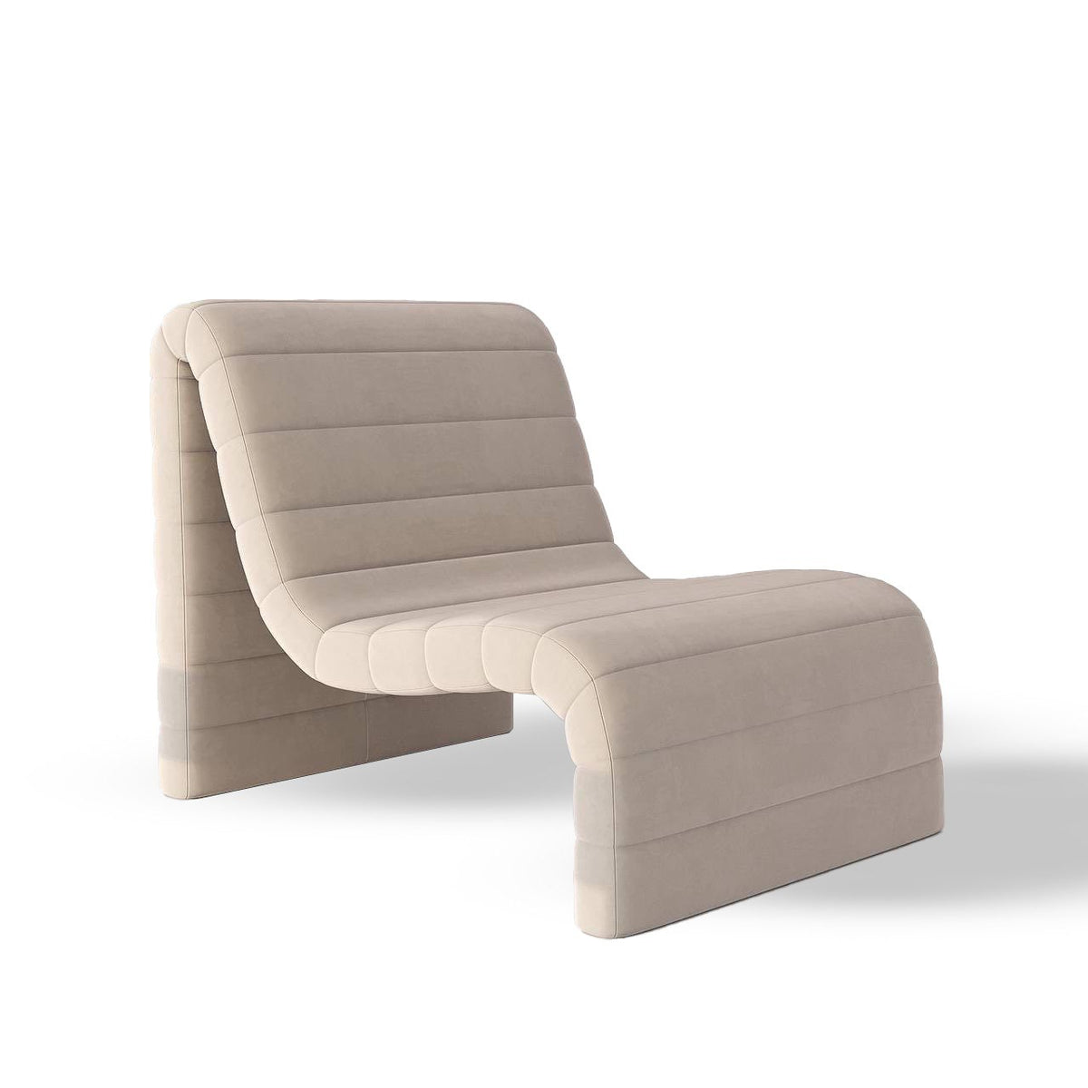 Mori Chaise / Golden Beige Velvet